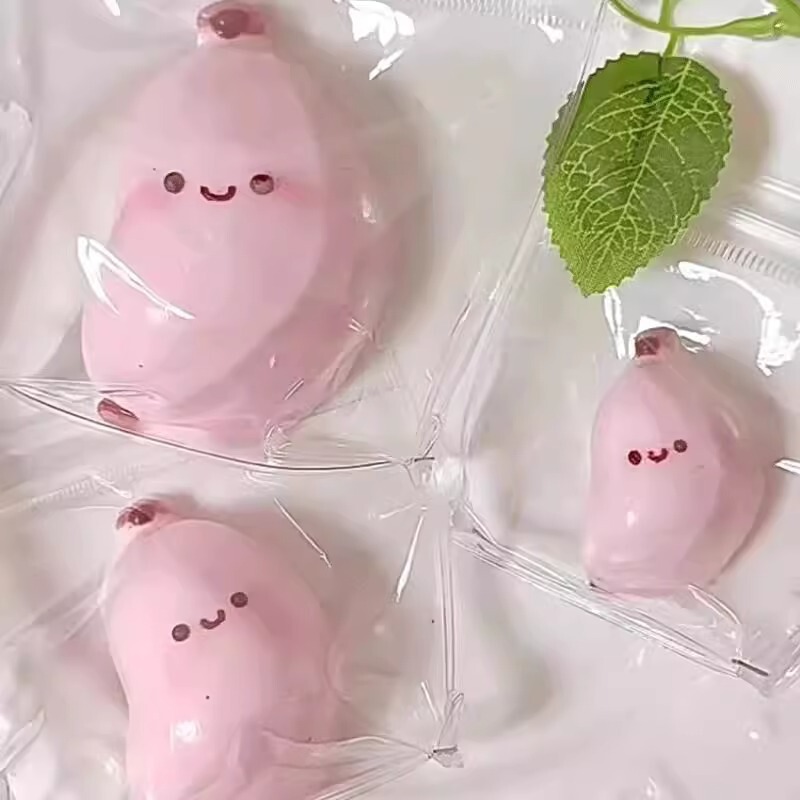 模擬食品玩具ブルーベリースフレープニッピング2色キャラメルプリンクリームケーキ高価値スローリバウンドおもちゃ|undefined