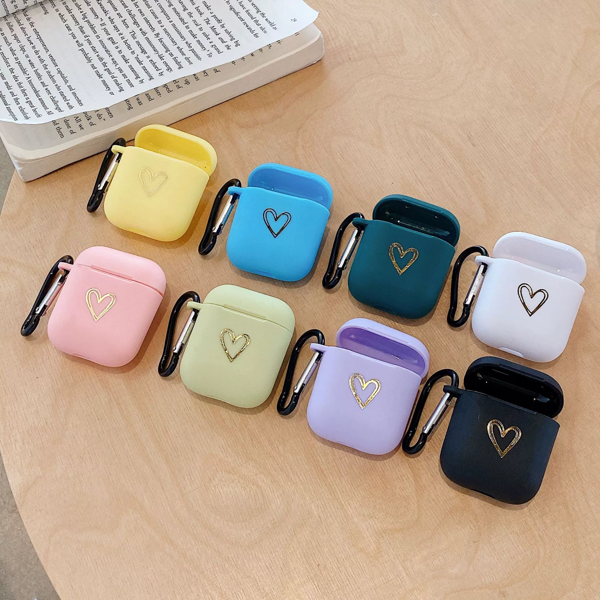 Защита чехол для наушников Little Love Airpods нового третьего поколения, совместимый с Apple беспроводной Bluetooth чехол защита 1/2 поколения против падения, корейский стиль