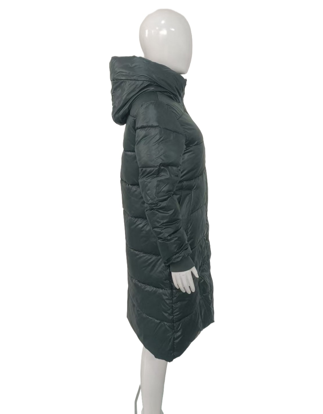 Langer Damen-Wintermantel mit Kapuze, dick gesteppt, modische und elegante Outdoor-Jacke, auch in großen Größen erhältlich_voghion.com