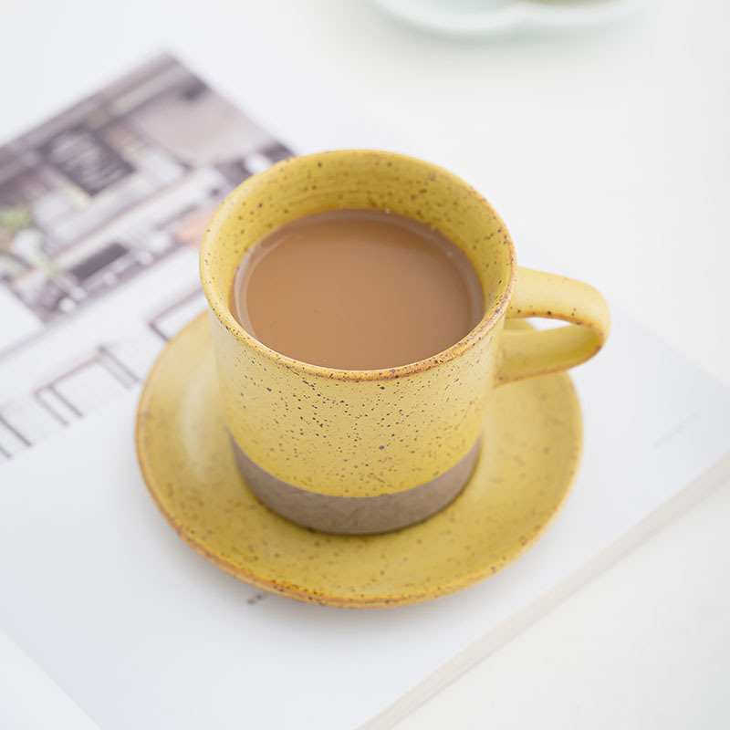 Taza de café de alta calidad, taza de cerámica de alto valor, taza de marca medieval, taza de menú de la tarde, taza de cappuccino personalizada