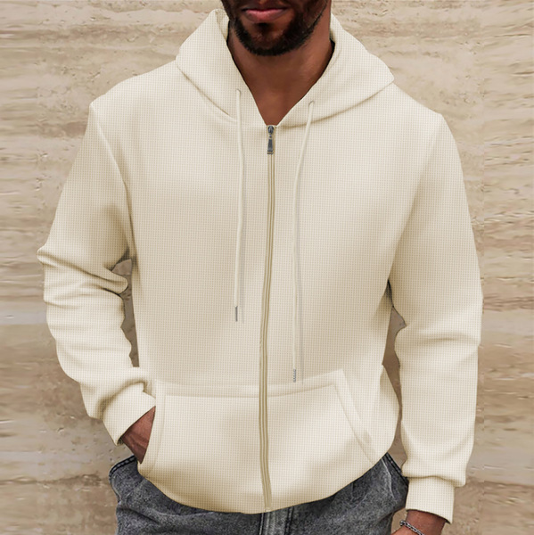 winter solid color long-sleeve with zipper