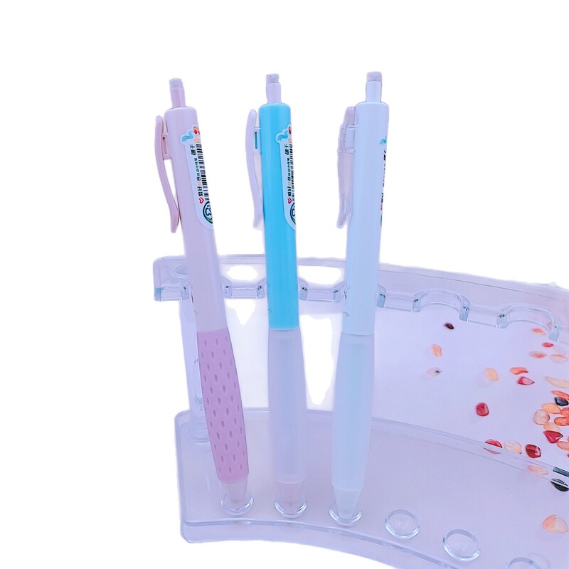爱好文具新品GP4820草莓可爱CS笔尖静音刷题笔黑芯0.5可爱按动笔|undefined