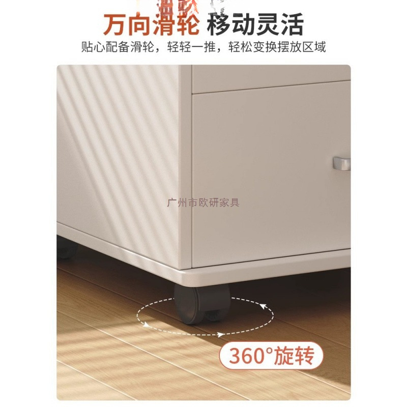 文件柜资料柜办公室置物柜木质矮柜带锁收纳柜子储物柜办公桌边柜|undefined