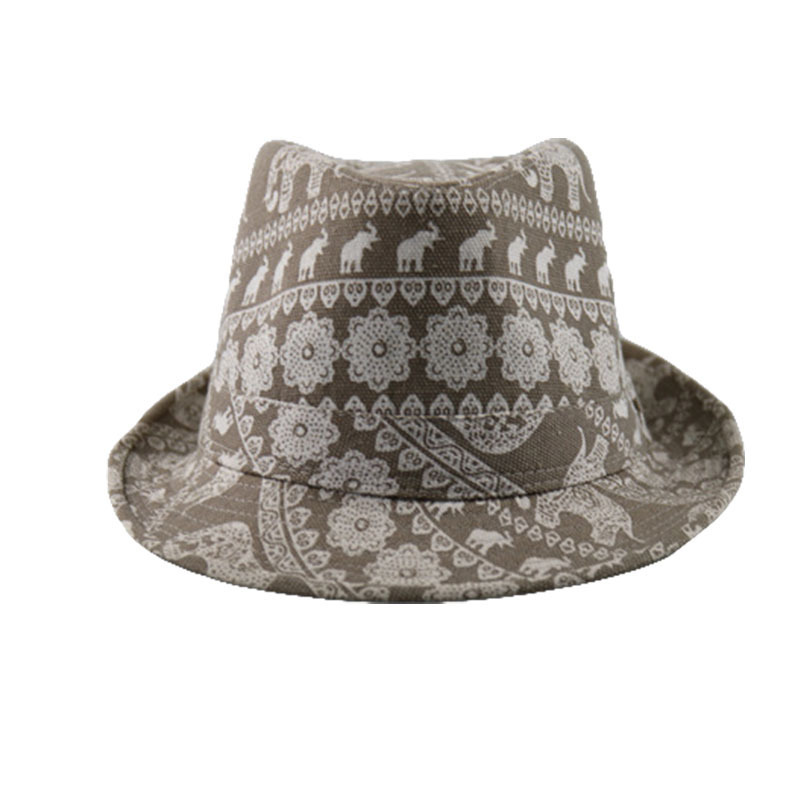 Sombreros de impresión de patrón animal al por mayor estación independiente de comercio exterior moda retro nueva tendencia sombrero equestre al por mayor sombrero de sombra