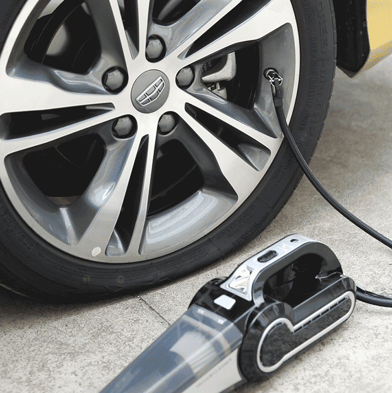 Car Vacuum Cleaner Air Pump Multifunctional Convenient High-Power Handheld Four-In-One Car Vacuum Cleaner Air Pump