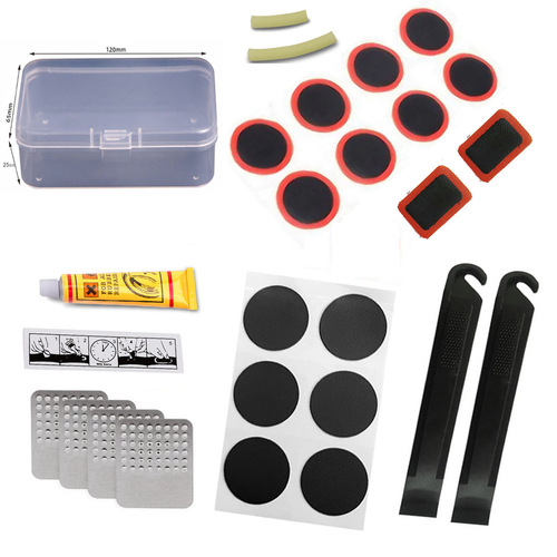 Cross-border bicycle tire combination repair tool mountain bike tire pry bar tire repair film quick tire repair kit