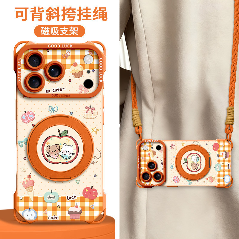 Suitable for Apple 17 Pro Max phone case, iPhone 16 with lanyard, 15 four-corner anti-drop, 14 crossbody, 13 hand strap, 11 Suitable for Apple 17 Pro Max phone case, iPhone 16 with lanyard, 15 four-corner anti-drop, 14 crossbody, 13 hand strap, 11
