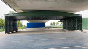 Retractable Isolation Factory Shrink Rainproof Sunshade Tent Outdoor Sliding Awning Shed Epidemic Prevention Warehouse Construction Site Car