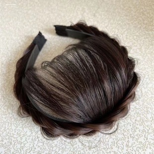 Hairband to Cover Gray Hair, Fishbone Braid, Wig, Bangs, One-Piece Heightening Cranial Top, Braids with or Without Sideburns, Outer Hair Accessories