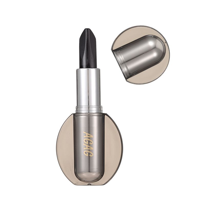 AGAG apariencia de color absoluto lápiz labial tricolor humectante blanqueador de marca oculta no taza no decoloración lápiz labial impermeable al por mayor