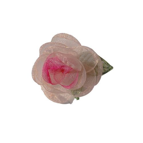 Rose hairpin female flower hair accessories fairy forest style super fairy side clip hairpin new year seaside headdress little girl