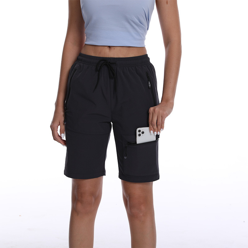 Quick-drying pants women's cross-border new outdoor running fitness shorts outdoor sports running quick-drying low waist shorts