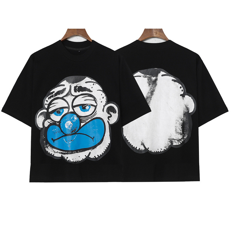 Summer 100% cotton fashionable high street loose casual short sleeved unisex couple T-shirt_viptrois.com