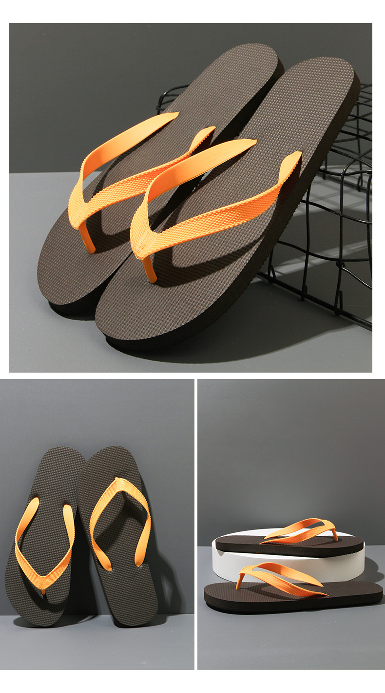 Men's Non-slip Toe-post Flip-flops For Outdoor Summer Beach Wear_voghion.com