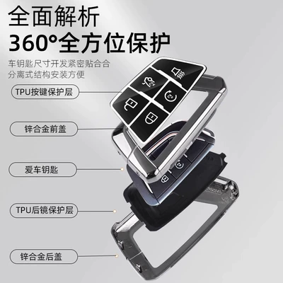 Static Rod/Key Bag – Car Metal Buckle Shell