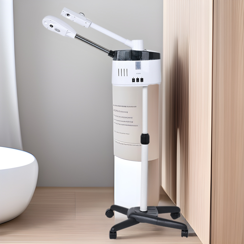 Golden Rice Face Steamer Cold and Hot Double Sprayer Beauty Salon Special Face Steamer Beauty Instrument Water Replenishing Cold and Hot Spray Face Steaming