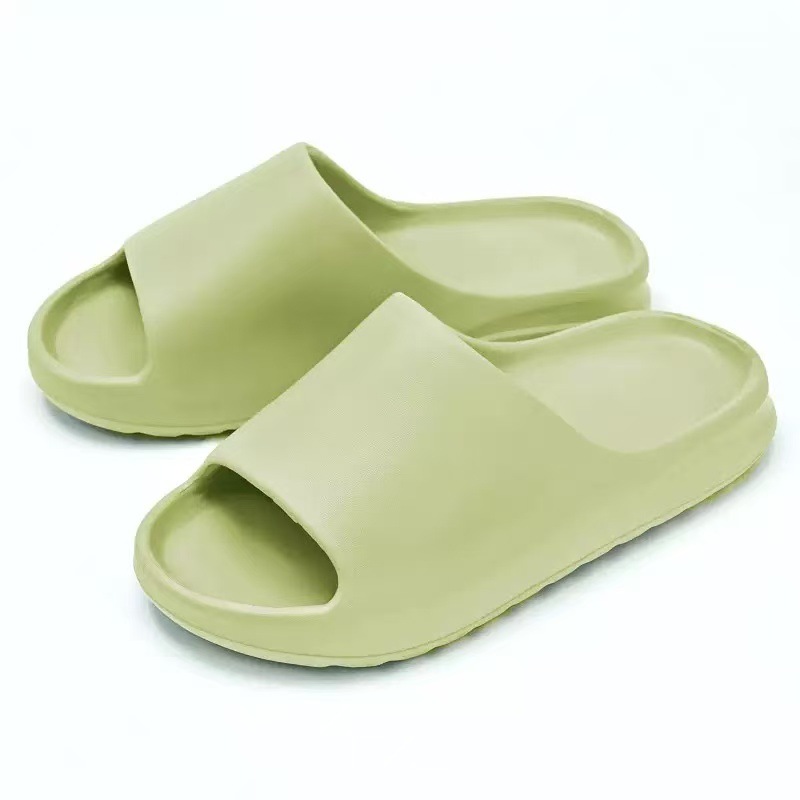 Nuevas zapatillas de coco para hombres con una base gruesa auténtica de mierda eva desgaste deportivo fría un cabello