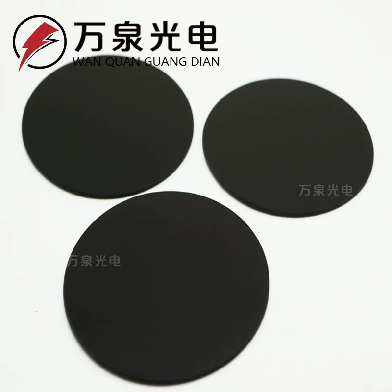 Инфракрасный фильтр из черного стекла 800nm-2500nm с высокой проницаемостью, объектив фильтра может быть измерен в соответствии с потребностями клиента