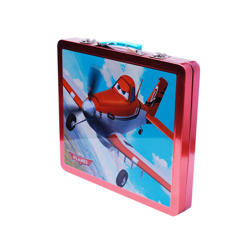 方形大号手挽对对盒制作文具颜色料手提铁盒包装可首饰盒礼盒