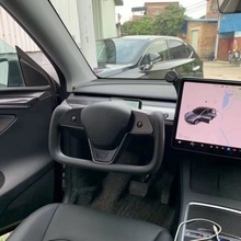 适用特斯拉改装YOKE方向盘Model3/Y升级内饰个性加热转向盘