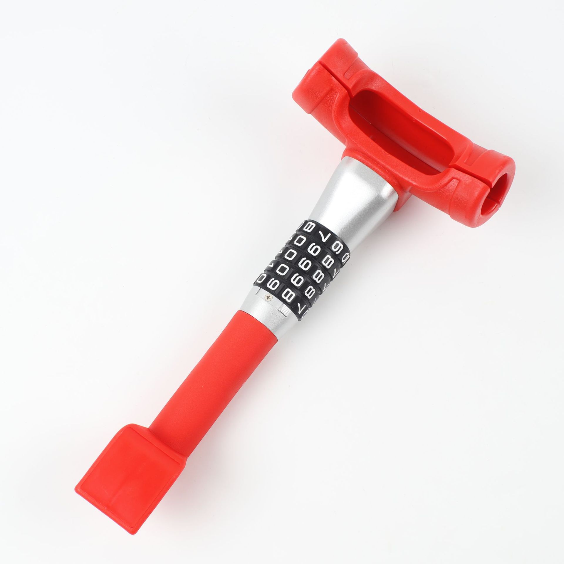 Car Steering Wheel Password T-Shaped Lock New Password Lock Car Steering Wheel Lock Self-Defense Anti-Theft t Lock