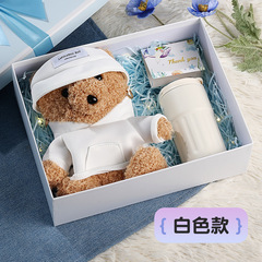 スウェットシャツ ぬいぐるみ クマ 魔法瓶カップ カップル インターネット セレブ バレンタインデー 高見え お土産 女の子 誕生日 ギフトセット