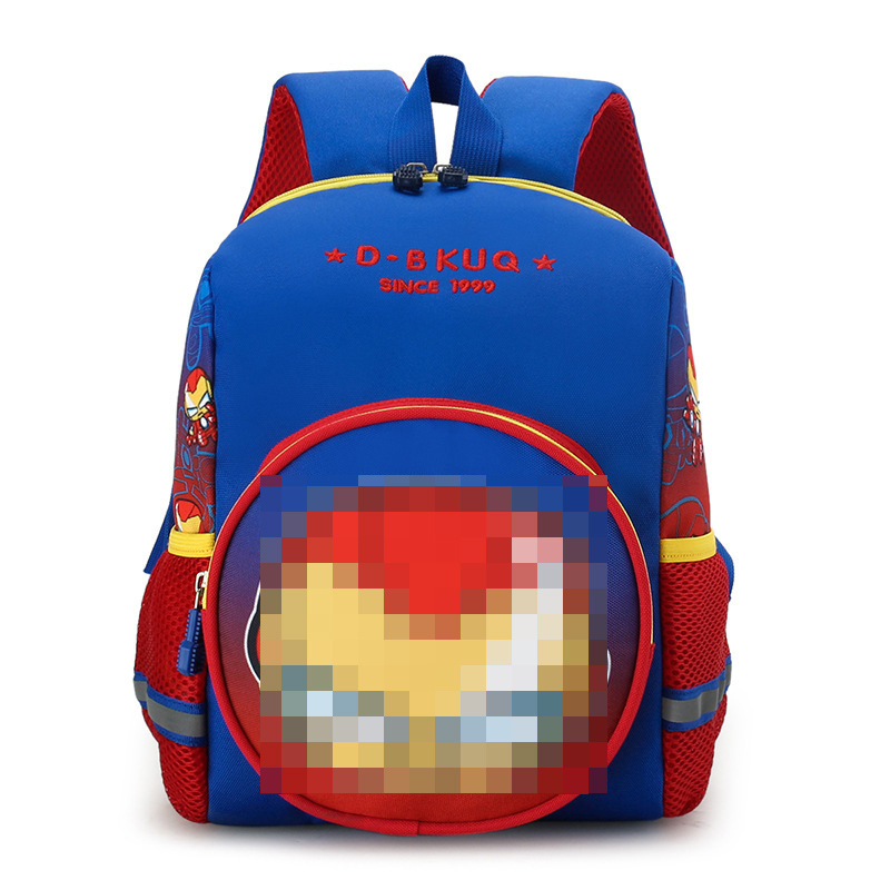 Mochila infantil bonita de dibujos animados de anime para guardería, mochila escolar ligera para bebés para reducir la carga, adecuada para clases grandes, medianas y pequeñas, exportación.