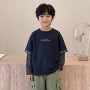 儿童印花字母宽松卫衣