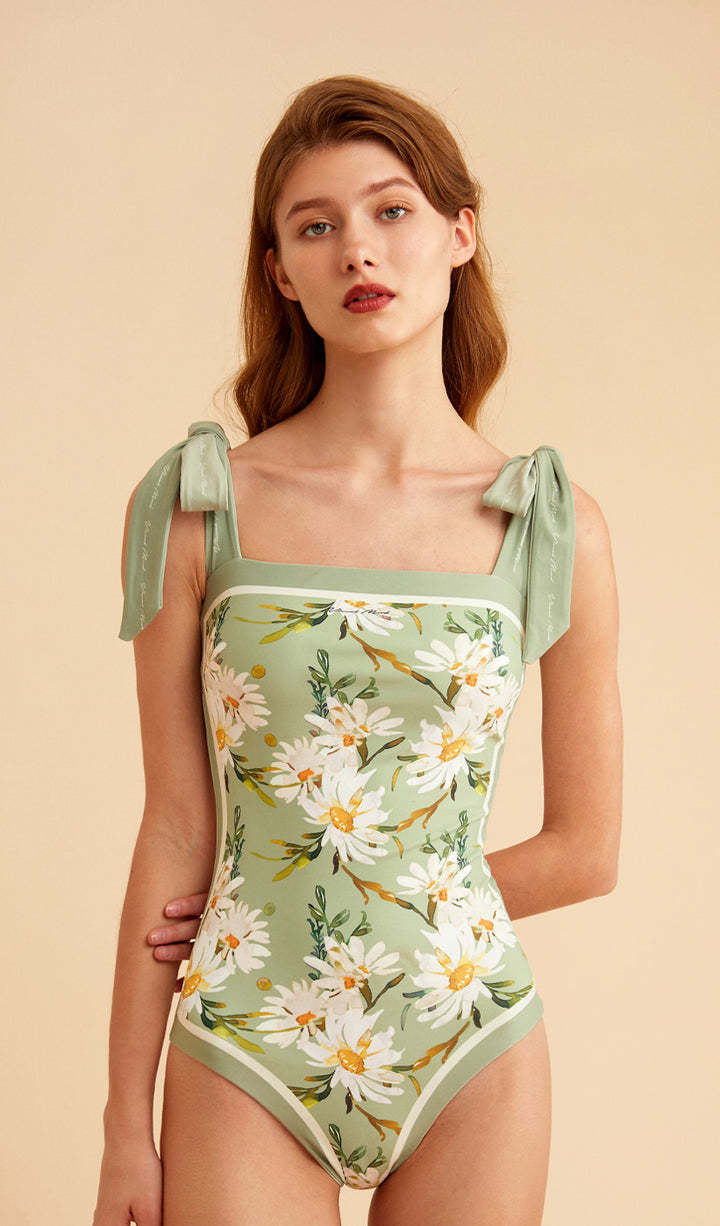 Retro French Swimsuit