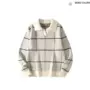 格子plaid毛衣