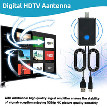 印尼新款带灯放大器 亚马逊ebay数字卫星地面波HDTV电视天线