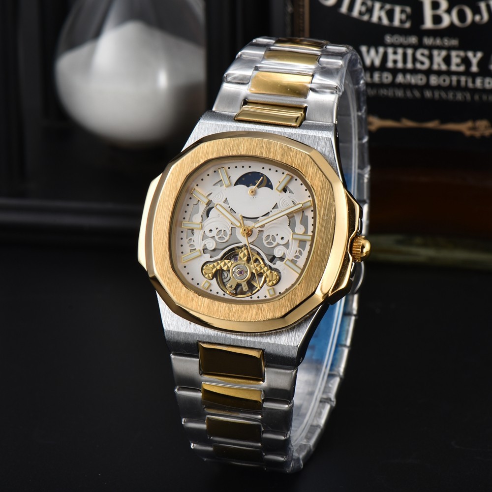 Cross-Border E-Commerce Hot-Selling Full-Function Large Flywheel Nautilus High-End Mechanical Men's Watch_voghion.com