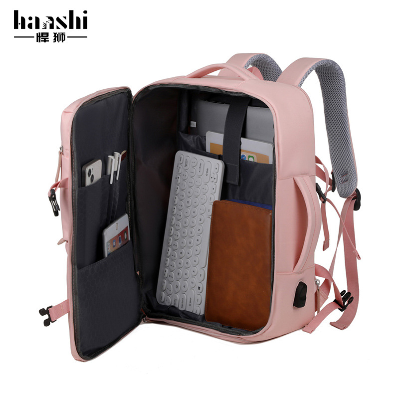 Mochila casual transfronteriza para hombres y mujeres de gran capacidad Multi-impermeable bolsa de ordenador mochila de equipaje funcional mochila de viaje