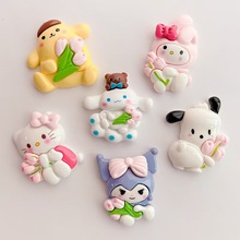 爆款大卡三丽鸥树脂配件手工diy奶油胶手机壳发夹冰箱贴工厂批发