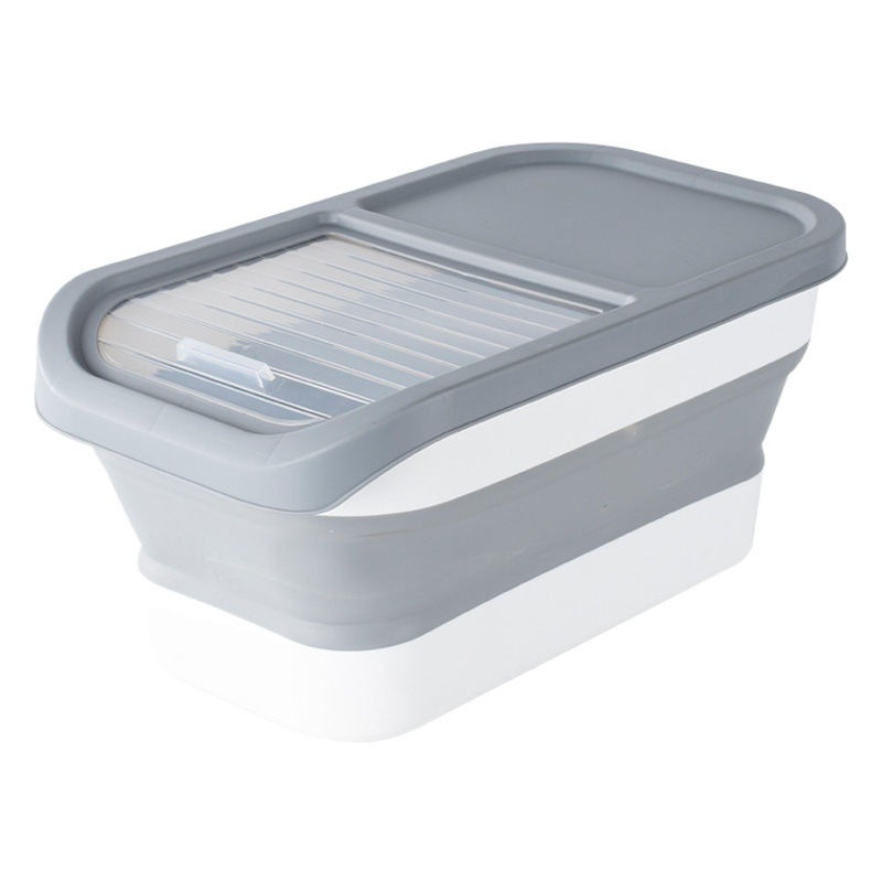 Amazon cocina plegable caja de arroz a prueba de insectos a prueba de humedad olla de arroz sellada Cubo de arroz harina de arroz caja de almacenamiento