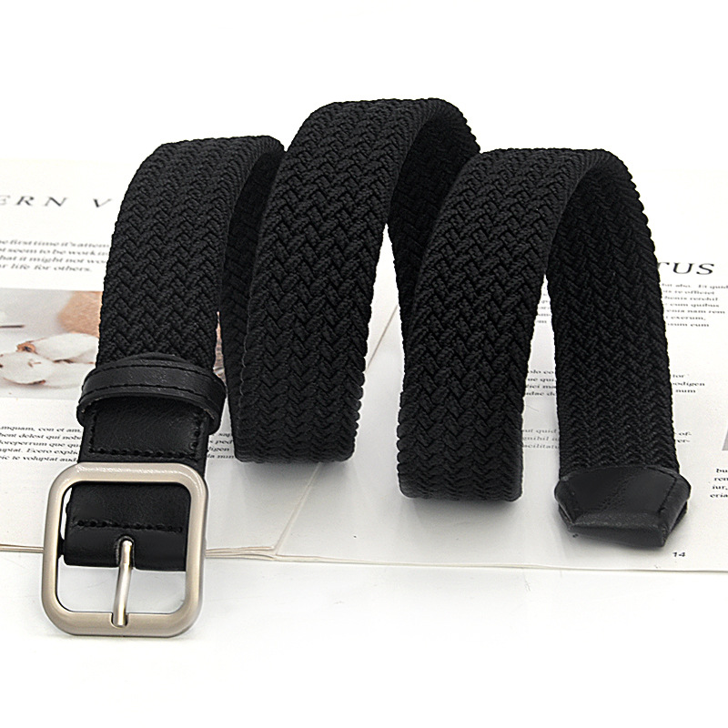 Universal woven elastic belt for men and women