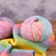 Snow Feir Glazed Cloud Cotton Nitrile Wool Yarn Wool Wool Weaving Handmade Gradient Cake Line Scarf Line Hat Line