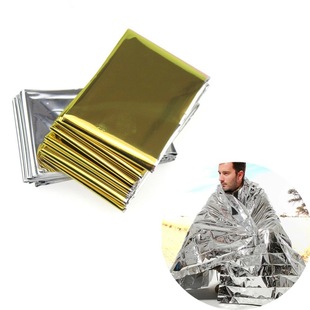 Emergency blanket outdoor camping insulation sunscreen life blanket multifunctional life blanket factory direct supply