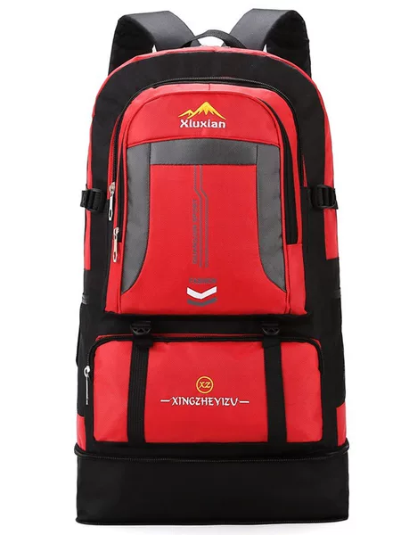 Cross-border new 55L large capacity outdoor mountaineering bag leisure travel outdoor bag sports hiking backpack