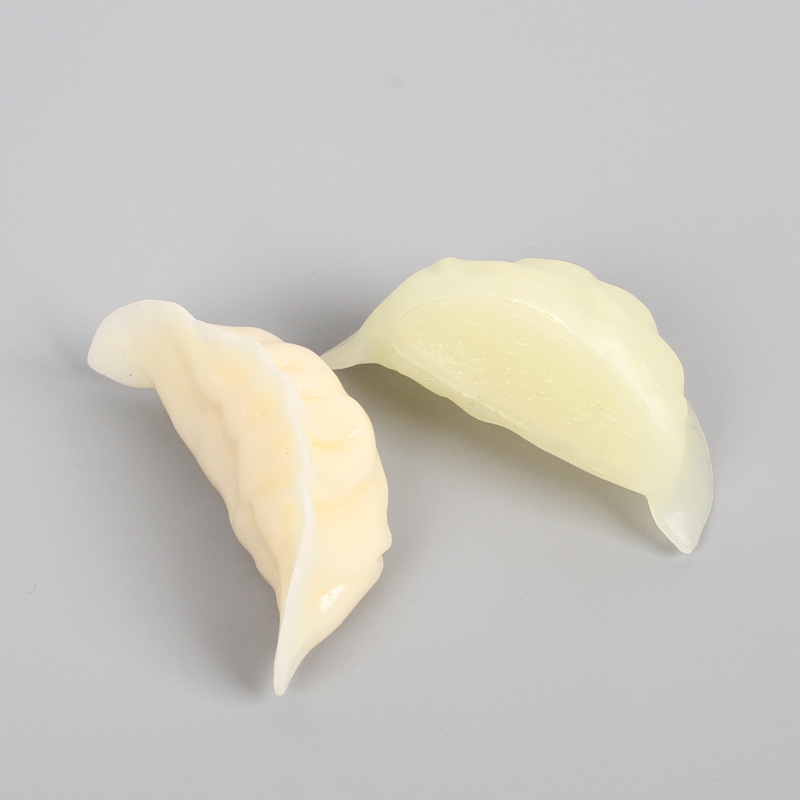 模擬食游ギョーザ装飾道具偽ギョーザ蒸しギョーザ早くレストランに食べ物を飾る冷蔵庫の貼り付け|undefined