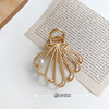 Crab pin, metal hairgrip, big shark, hairpins for bath, hair accessory, South Korea