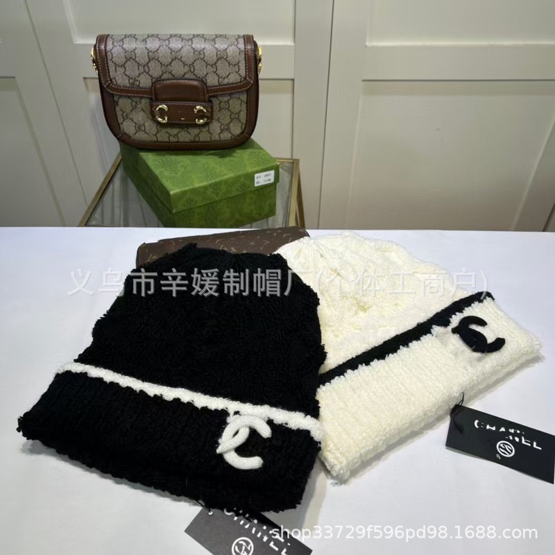 Xiaoxiangfeng ダブル C ハットの正しいバージョン、秋冬の暖かいフレグランスおばさんウール帽子、男性と女性用、多用途の有名な帽子|undefined