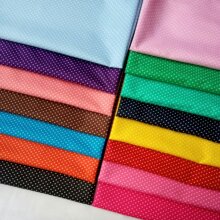 平纹桃皮绒印花 沙滩服装面料 帽子包包里布 涤纶点点圆点布料