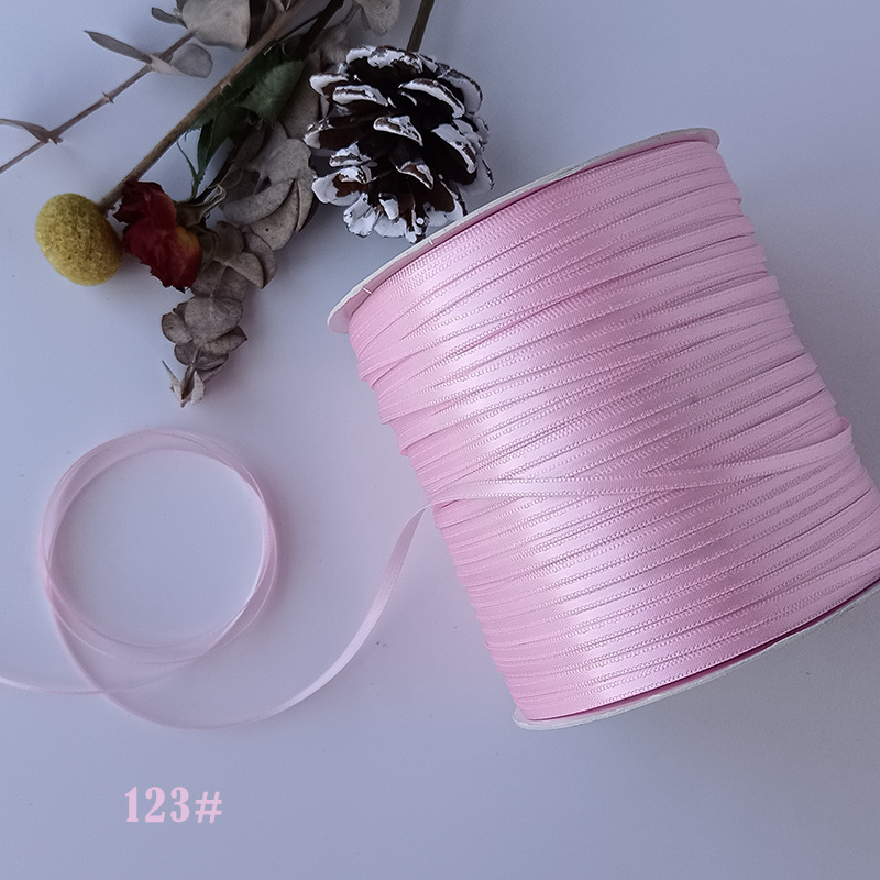 Cifrado 1 punto 0. 3cm3mm de doble cara correa de poliéster correa de color mini arco etiqueta cinta de embalaje al por mayor