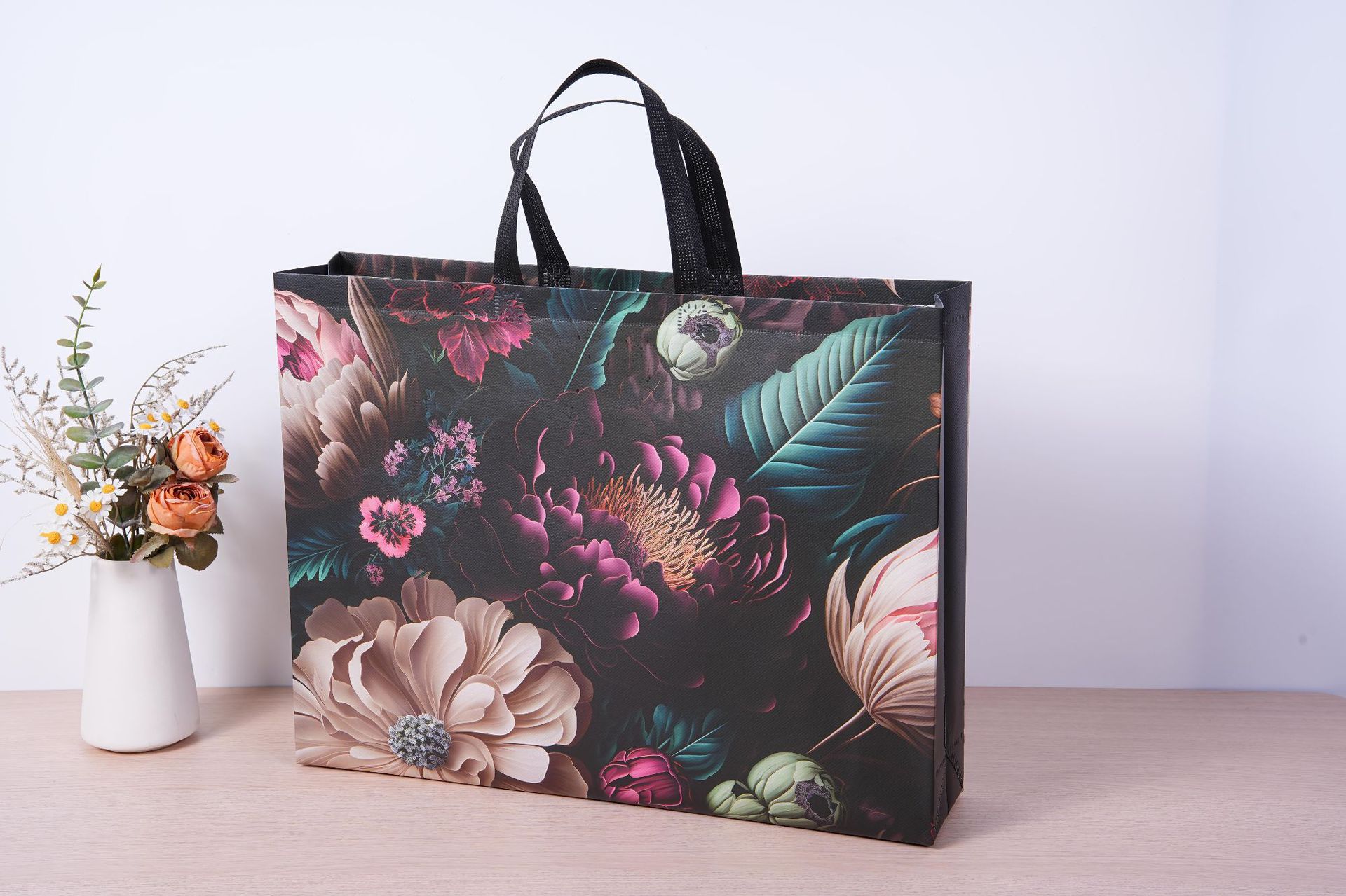 Bolsos de tienda de ropa gran bolsas de compras no tejidas personalizadas Wenchuang bolsas no tejidas personalizadas logotipo