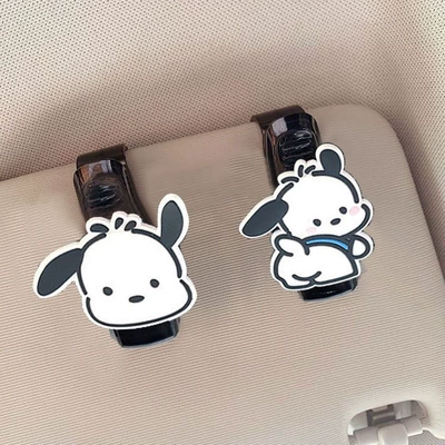Car Glasses Clip/Bill Clip – card holder - pacha-head-left-p-pair-set