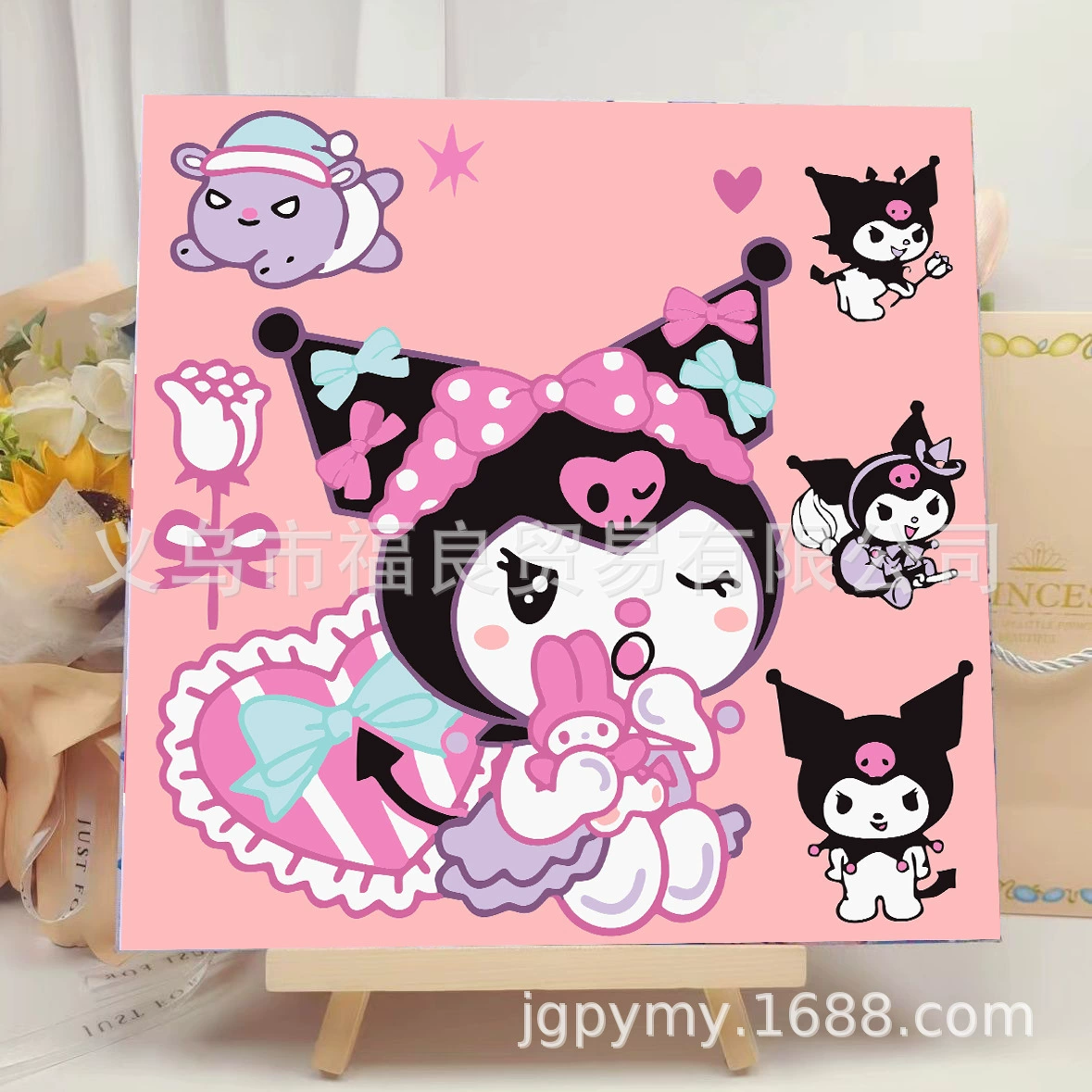 Набор алмазной мозаики DIY 30×30 см, деревянная рама, стразы и инструменты для выкладки