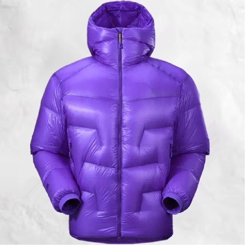 太阳石同款5000GT鹅绒服户外运动雪山加厚天池蓝羽绒服男|undefined