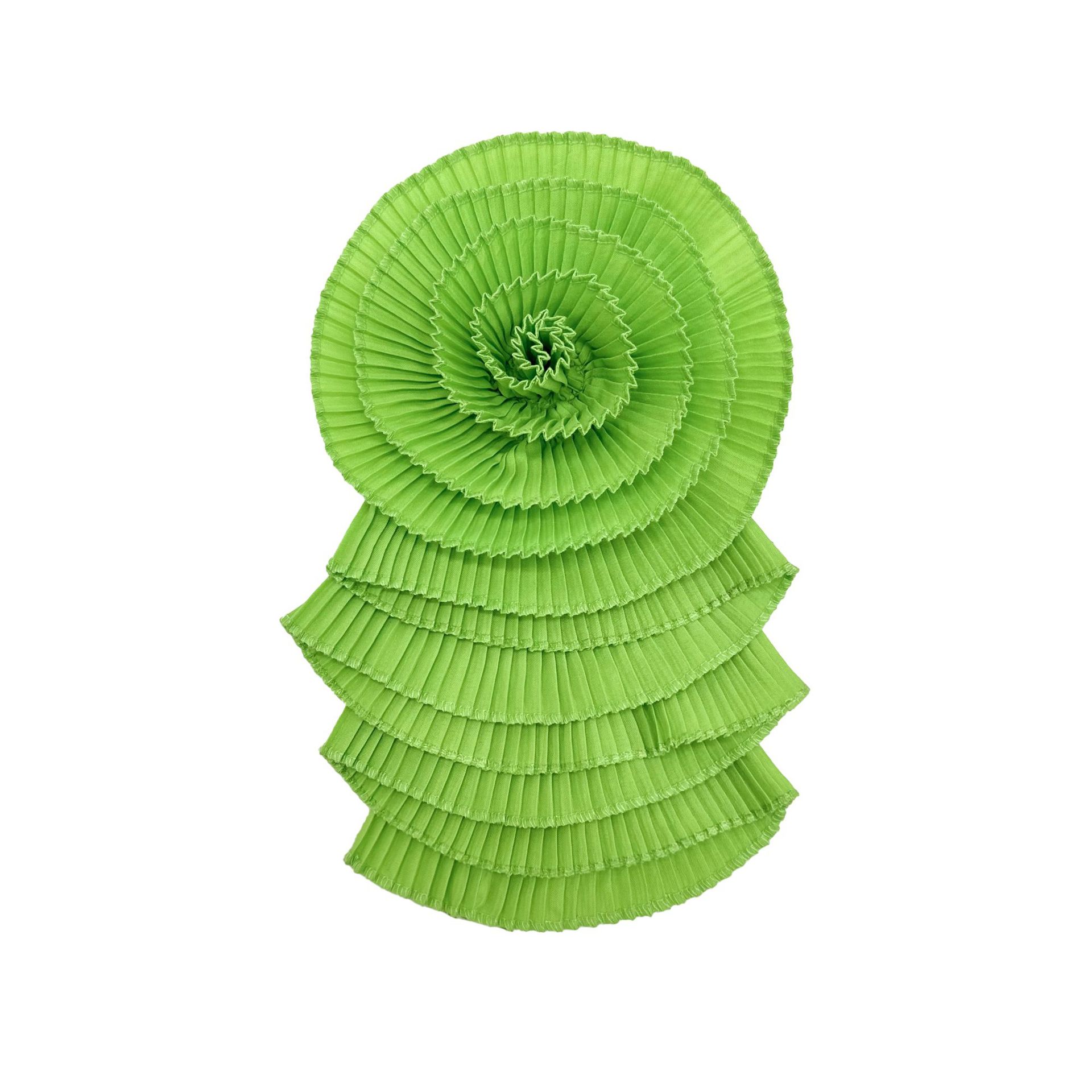 Broche de Flor Plisada Tridimensional de Poliéster para Accesorios de Ropa DIY image 37