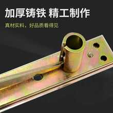 国标通用地弹簧配件暗装顶轴木门有框门上下轴可调支架上转轴加厚